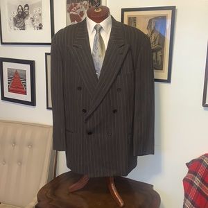Armani double breasted 2pc suit from Saks 46L